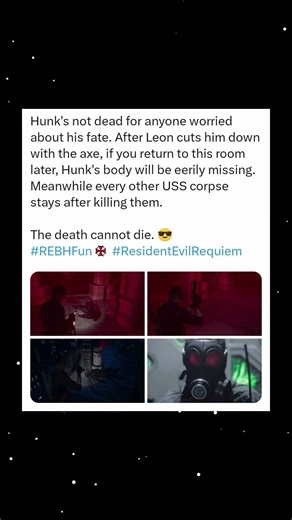 Resident Evil Requiem Easter Egg: Hunk’s Body Disappears After Death—The Death Cannot Die