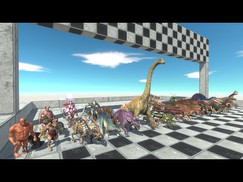 All Units 0.9x Size Speed Race - Animal Revolt Battle Simulator ARBS