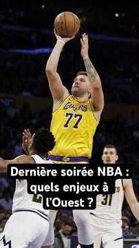 Final night of the NBA playoffs: what's at stake in the West? #nba #playoffs #lakers #denvernuggets