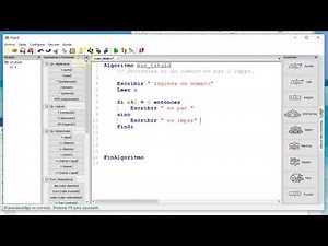 08 Determina si un número es par o impar PSEINT