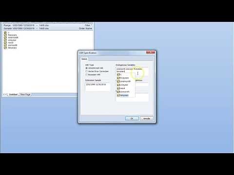 Variance decomposition - Eviews