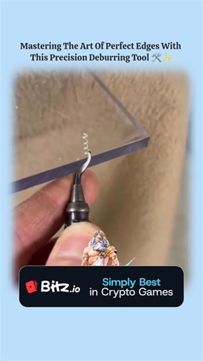 Blue Horizon on Instagram: "Using a Deburring Tool to Get Perfectly Smooth Acrylic Edges Is So Satisfying ✨ #Shorts #Satisfying #ASMR #Craftsmanship #reflexcs2_ Deburring AcrylicWork SatisfyingTools WorkshopTips HandTools DIYHacks Craftsmanship IndustrialDesign ShortsTrend ​✨ Precision Crafting ✨ Watch This Deburring Tool Create Flawless Edges Instantly 🛠️ ​Achieving a professional finish on acrylic or metal requires removing the sharp burrs left after cutting. This process is known as deburrin