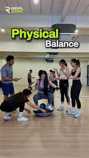 Let's test the balance of the Real Gym team! 👀 #realgym #sports