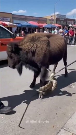Python Attacks Buffalo! #shortsviral