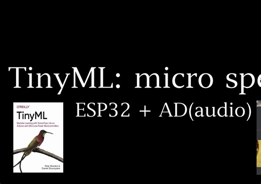 TinyML: micro speech