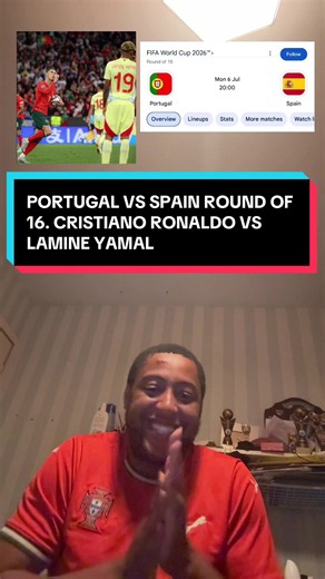 PORTUGAL VS SPAIN ROUND OF 16. CRISTIANO RONALDO VS LAMINE YAMAL #portugal #spain #ronaldo #yamal #worldcup