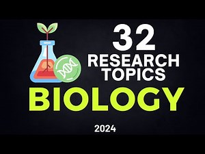 32 RESEARCH PAPER TOPICS IN BIOLOGY | Research Topic Ideas