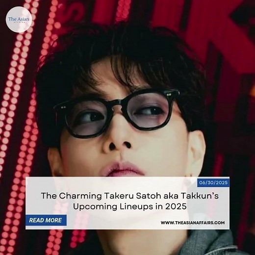 The Charming Takeru Satoh aka Takkun’s Upcoming Lineups in 2025