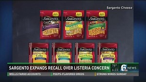 Sargento expands cheese recall