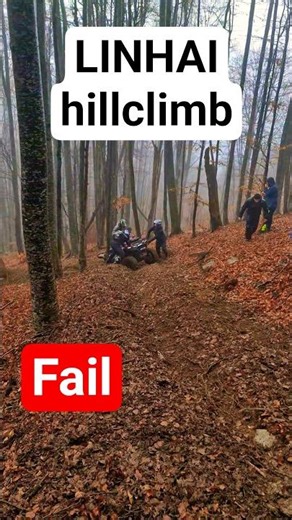 Linhai ATV Hillclimb FAIL