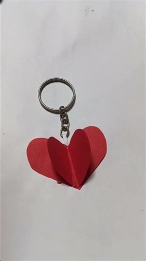 Key chain paper craft idea for kids #ytshorts #trending #youtubeshorts #craft #keychain #diy #art