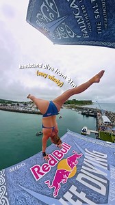 1.2M views · 21K reactions | it's scary enough at that height with no wind...  錄: Ellie Smart : Red Bull Cliff Diving | Red Bull | Facebook