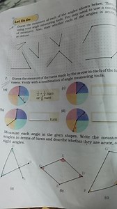 Guess the measures of each of the angles shown below. Then, usi... | Filo