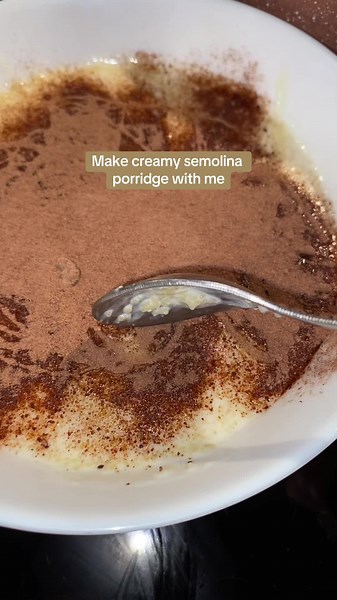 Easy Creamy Semolina Porridge Recipe