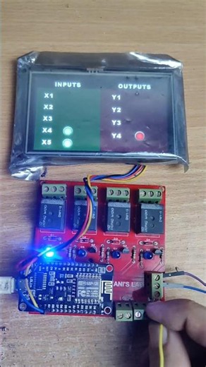 NodeMCU PLC With HMI #kiyanislab #jlcpcb #homeautomation #esp8266 #diyproject
