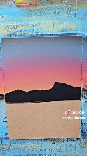 Pintura de Paisagens Coloridas com Técnicas Simples