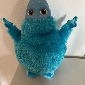 2004 Ragdoll BLUE BOOHBAH JUMBAH Dance Along Stuffed Plush Toy Boobah -WORKS