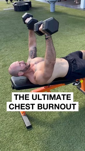 The ultimate chest burnout 🔥 You can do this workout on either a flat bench or incline bench ✅ Dumbbell chest press ✅ Barrel chest press ✅ Close grip chest press 10 reps for each exercise = 3 rounds total Comment “results” and I’ll send you over my free fat loss guide #chestworkout #chestday #chestdayworkout #chestdaybestday | Joe Callari
