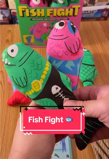 The Floppin and Poppin Party Game 🐠🐟🐡 Fish Fight is a hilarious and fun party game for all ages. Complete challenges with your team and fishes before the other team can Tuna… 🥁 You can find this game on Amazon(also in bio) This game was created by @McMiLLER GAMES #GameNight #boardgames #partygames #tabletopgames This video is Sponsored 🥳🎏
