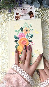 47K views · 2.1K reactions | ASMR | Creative Journaling using Beautiful supplies from Tina Art Craft  The link is in my bio ✨ Use the code Queensart10 to get 10% off. . . . ASMR | journal with me! #journaling #scrapbooking #scrapbook #notebook #fun #inspire #inspiration #Love #foryou #explore #asmrsounds #satisfying #relax #watercolor #painting #supplies #meditation #asmr #Craft #inspirational #inspire #art #artist | QueensArt | Facebook