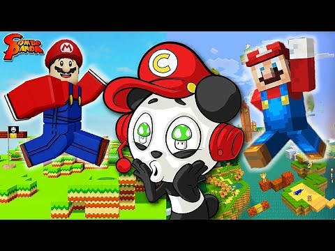 Minecraft Super Mario Adventures with Combo Panda!!
