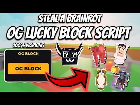 [NEW] OG LUCKY BLOCK SCRIPT 🔥 | Steal A Brainrot Script (SAFE + KEYLESS + OP)