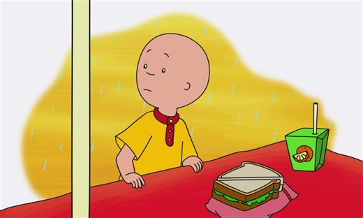Caillou - S05 E03 - Caillou jour à la Ringuette, À la Plage sous la Pluie, Caillou fait de l'escalade | TF1+