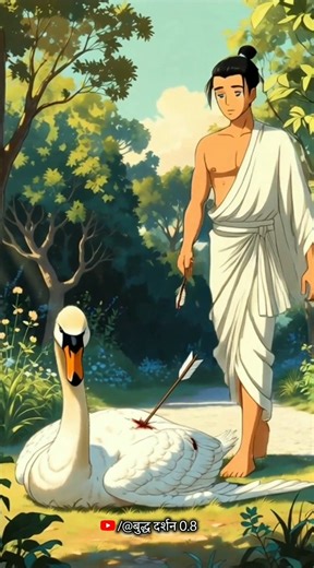 Buddha helps Bird life || buddha motivation #motivation #buddha #shorts