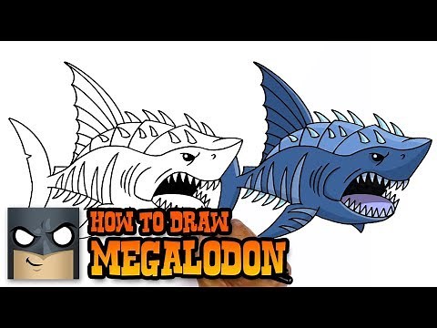 How to Draw Megalodon | Jurassic World (Art Tutorial)