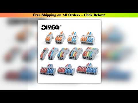 5PCS Fast Wire Connector Pushin Electrical Terminal Block Universal Splicing Wiring Cable Connector