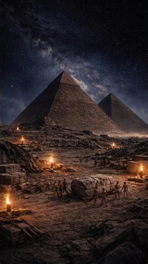 How Were the Pyramids of Giza Built 4,500 Years Ago !