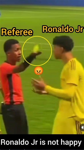 Look At Ronaldo Jr Fighting Referee After Getting Sent Off 😡 #football #ronaldojr #ronaldo #shorts
