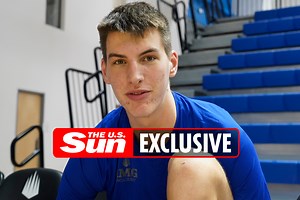 I'm a basketball star and the world's tallest teen at 7ft 5in