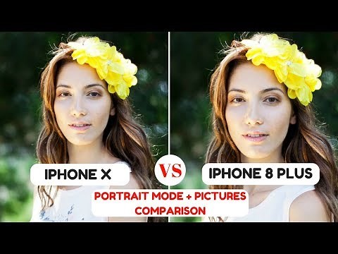 iPHONE X Camera Vs iPHONE 8 Plus Camera | PORTRAIT MODE + Pictures Comparison | Camera Comparison