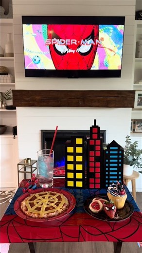 🕷️ Spider-Man Family Movie Night | Easy Themed Food and Decorations