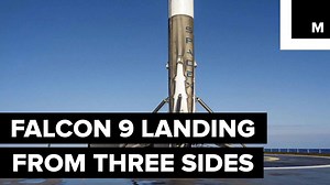 See SpaceX's 'fastest and hottest' Falcon 9 landing from three sides. | Mashable