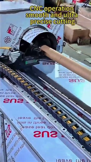 Automatic paper tube core cutter working in printing factory #papertubemachine #printingcompany