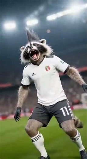 That Raccoon's Ball Control is Insane #football #soccer #talent