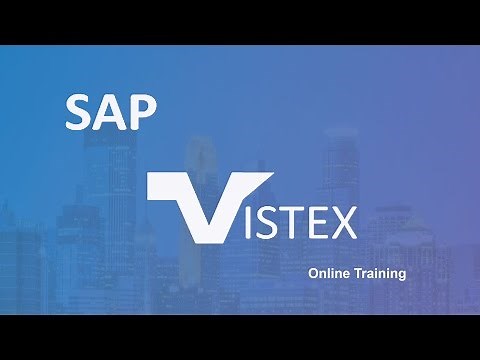 SAP VISTEX ONLINE TRAINING VIDEO | SAP VISTEX COURSE DEMO SESSION
