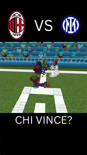 milan vs inter #minecraft #milaninter