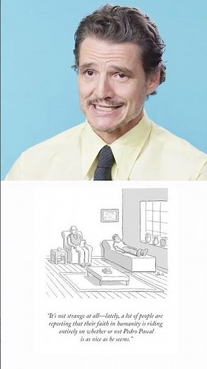 Pedro Pascal Reacts to a New Yorker Cartoon About Him