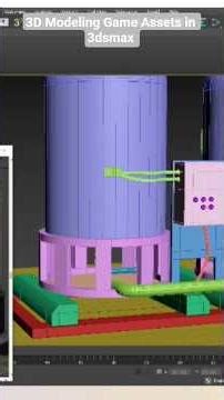 Creating 3D Game Assets in 3dsmax | How To Model it. #3d #3dgamedevelopment