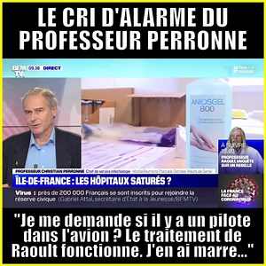 Extrait de l'intervention du Professeur Perronne le 28 mars sur BFM... | Gilets Jaunes Infos