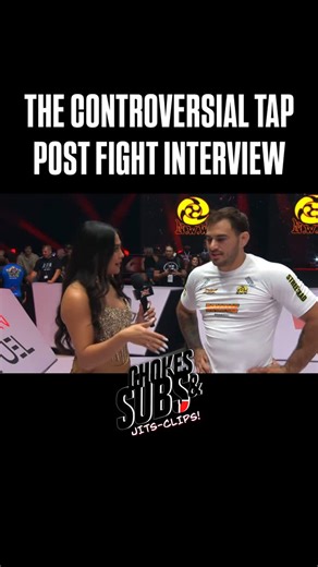 Chokes & Subs on Instagram: "Ima pull an Alex.. what do yall think?? 👋🏼 I don’t have a super strong stance on this because I see both sides, I would personally never do anything resembling a tap while competing.. but on the other side, I also would never let go of something in a high stakes comp until the ref intervenes / calls it a tap.. Bummed for Giancarlo getting cut short, but congrats to Taylor as well. And no disrespect to Alex, I can only imagine how difficult it is to host an event li