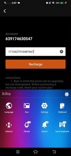 How to use MFC Recharge Code