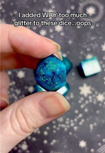 Creating Sparkly D20 Dice: Crafting Mistakes