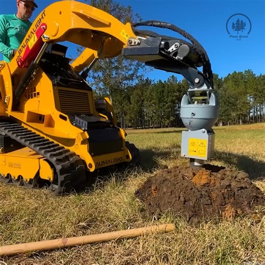 8.3K views · 41 reactions | Digging Post Holes Using a 12 Inch Auger #HomesteadLife #Auger #Equipment #HomesteadEquipment | Piney Grove Homestead and Mini Farm | Facebook