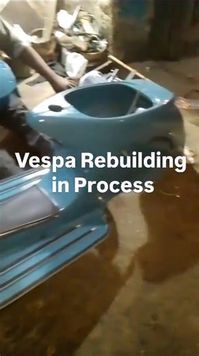 Classic Restoration #classicvespa #vespa #restoration