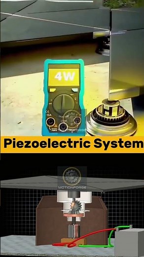 Piezoelectric System Mechanical Design#Engineering #Mechanical #HowItWorks #TechEducation #Mechanics