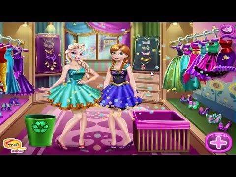 Frozen games Dress up for Elsa Queen and Anna Princess Wardrobe Renew and Fashion Photo